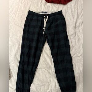 Abercrombie & Fitch Dark Plaid Men's Joggers